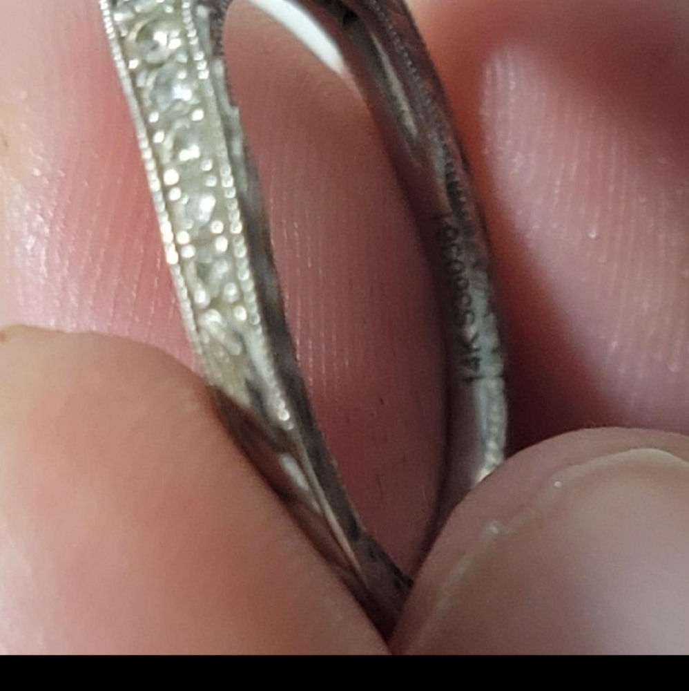 Gabriel and Company wedding band set